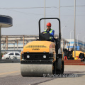 Mini yol silindiri satılık çift davul titreşimli silindir kompaktör yol makinesi FYL-1200